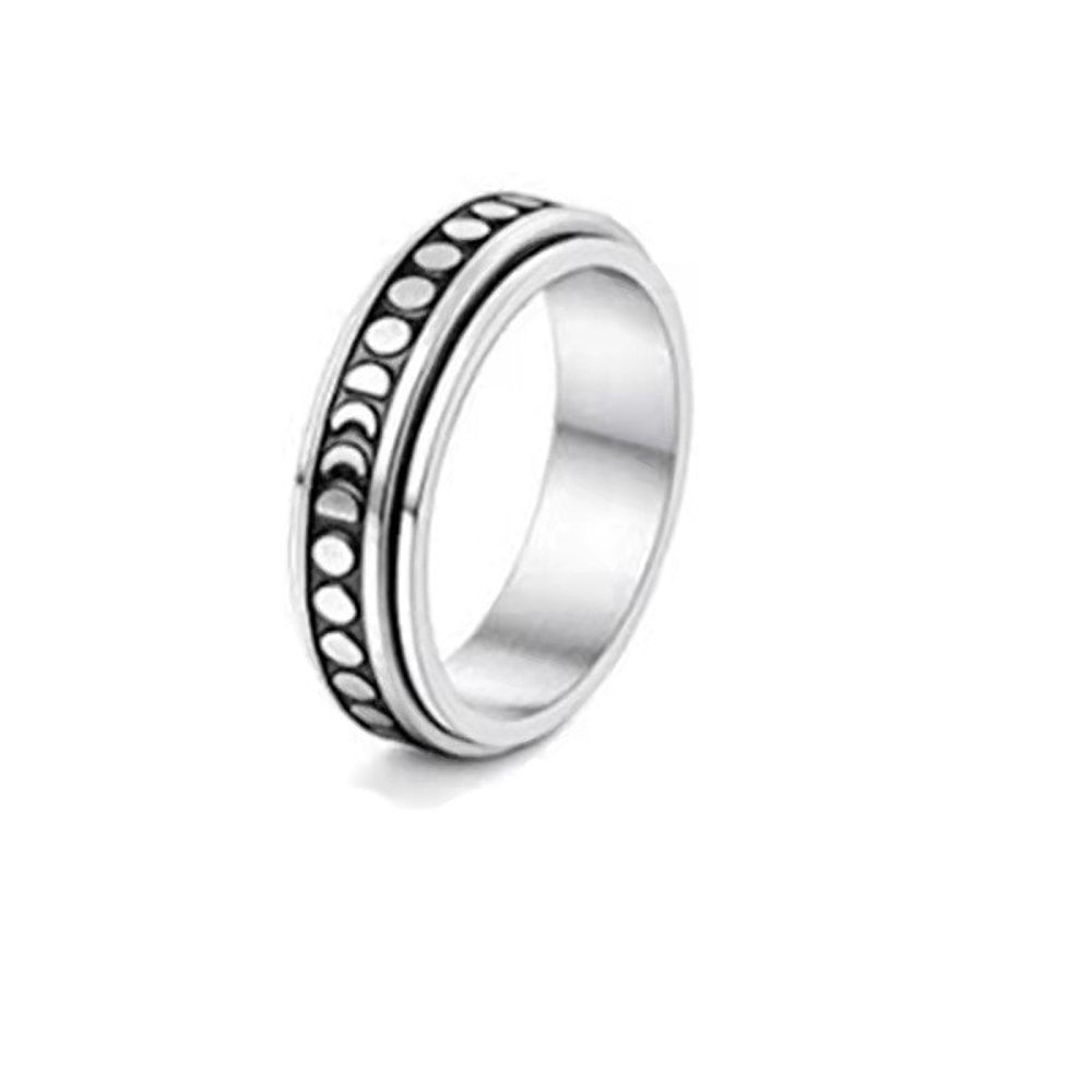 Bague antistress lune