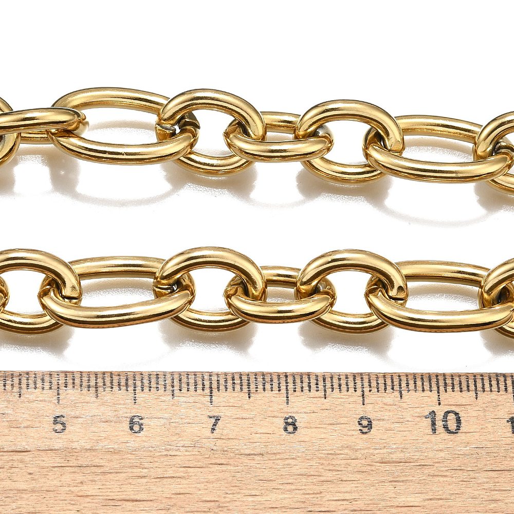 Collier acier inoxydable maille épaisse