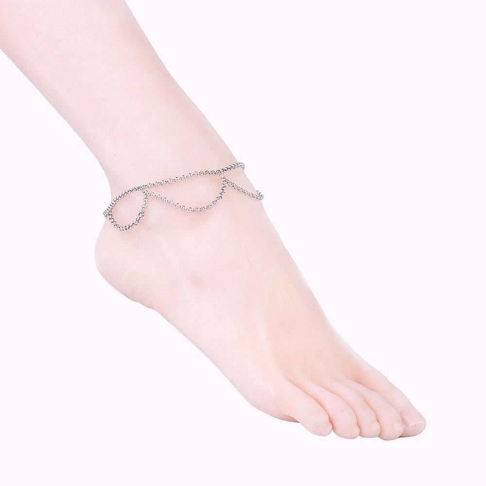 Maeliss bracelet de cheville en acier inoxydable