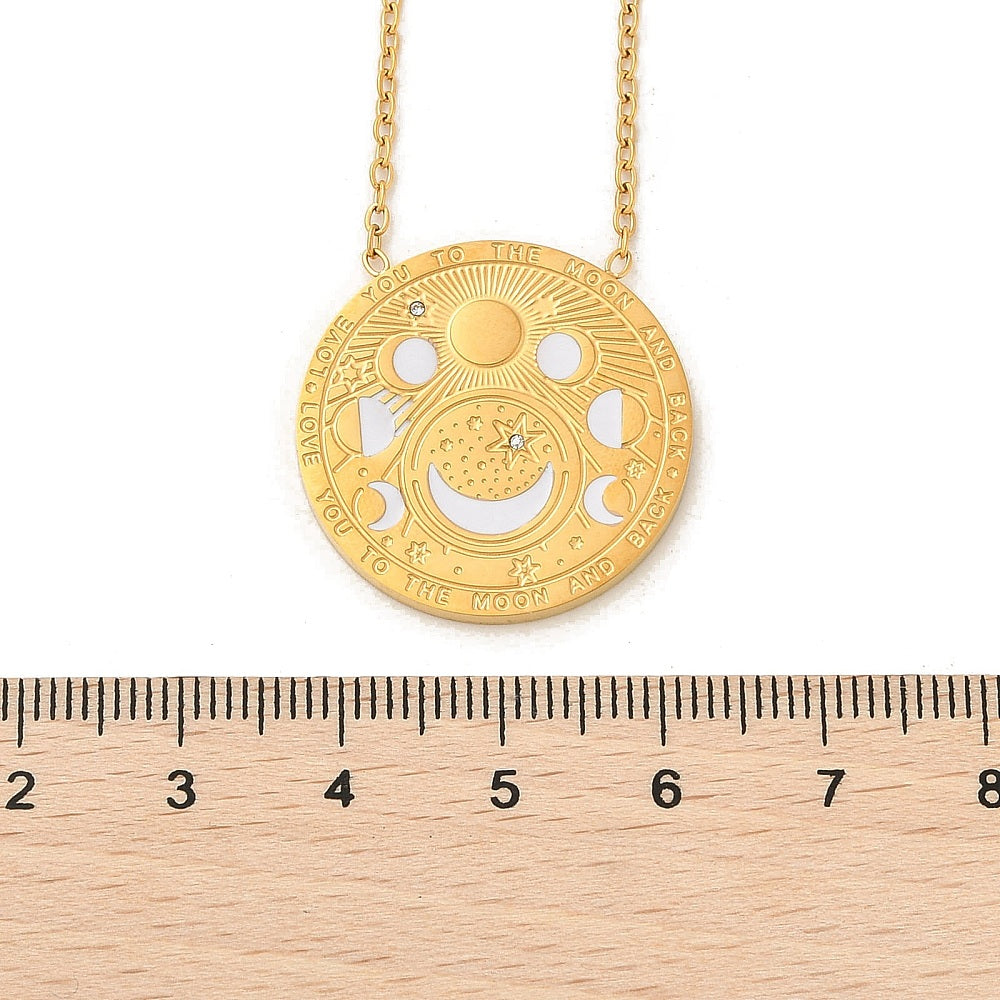 Collier phase lunaire