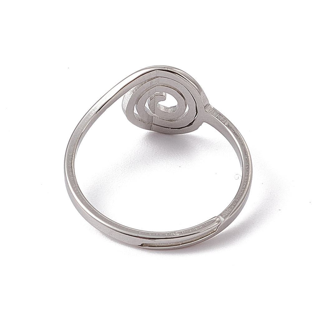 Gabriela bague acier inoxydable