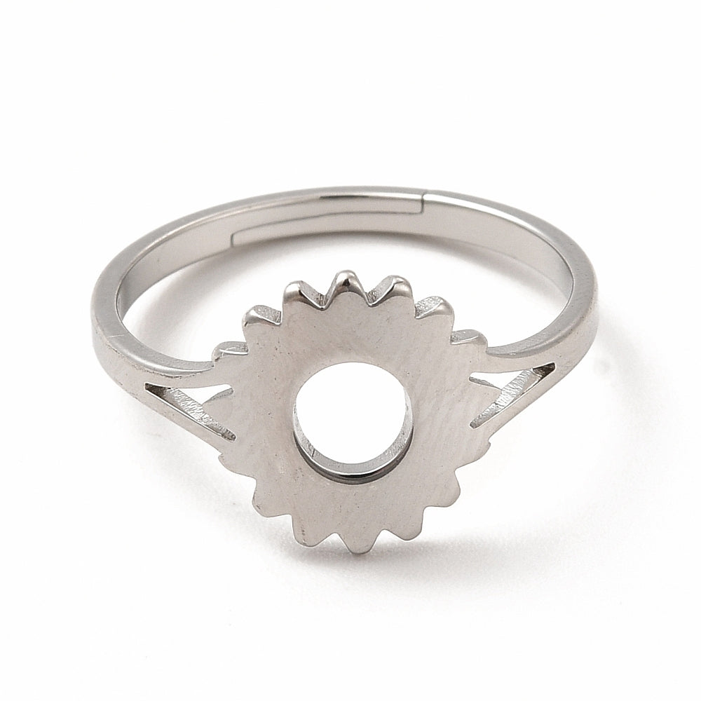 Corolle bague acier inoxydable