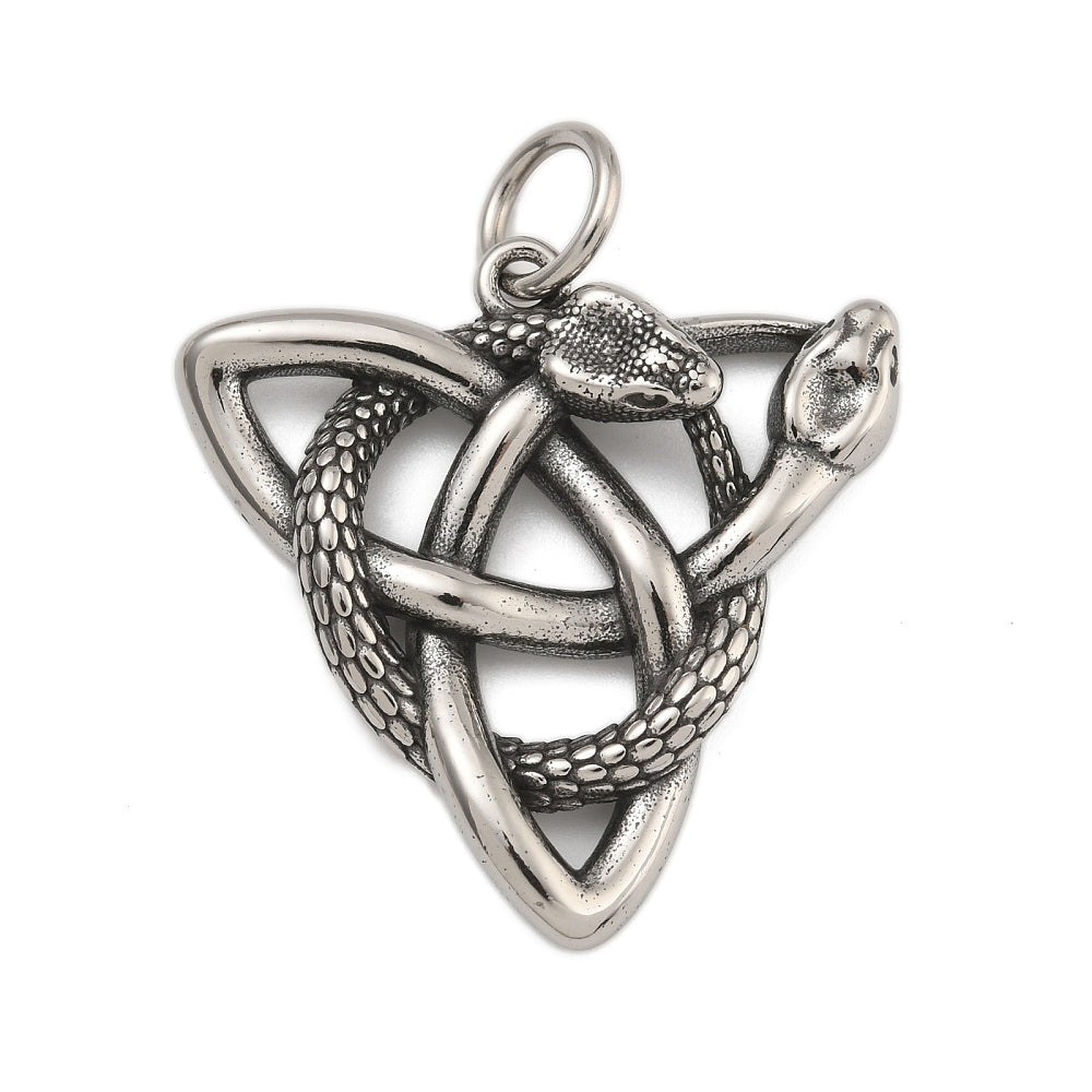 Pendentif serpent triquetra