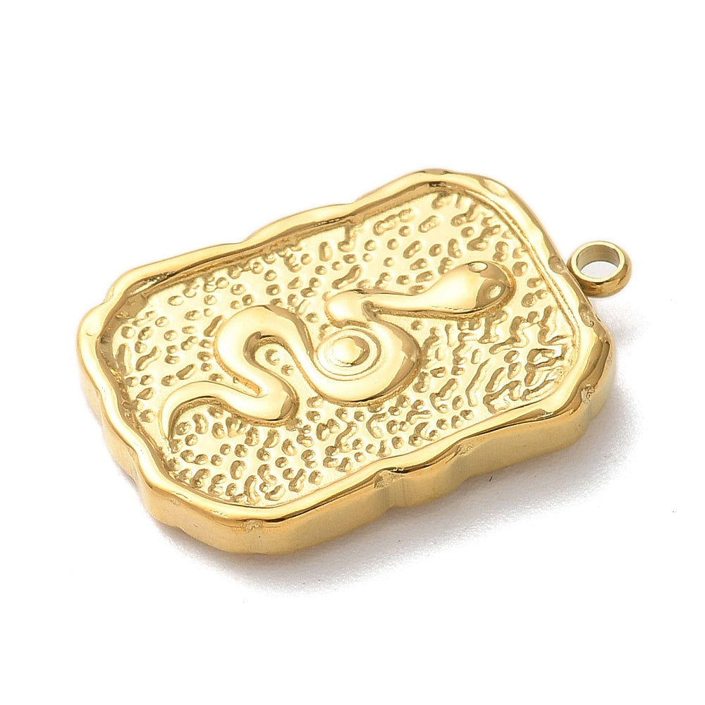 Charm carte serpent
