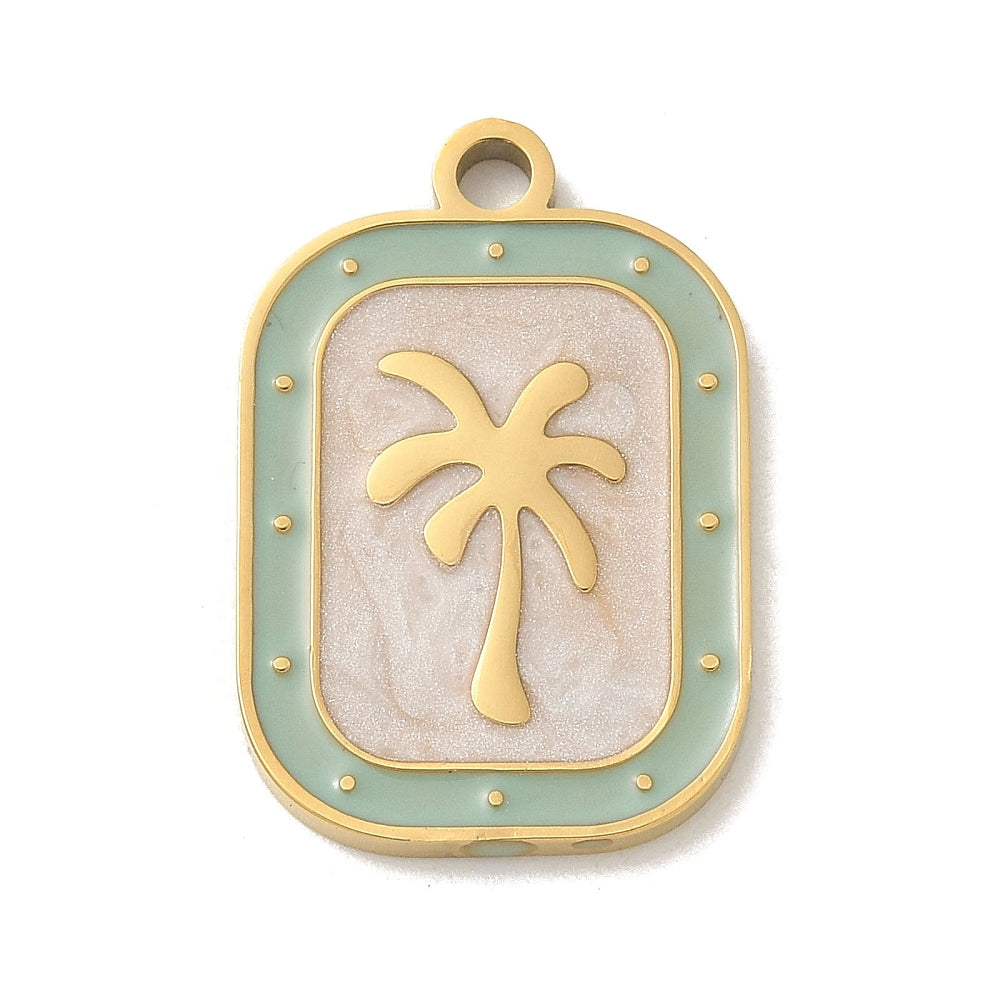 Charm émaillé - Palmier