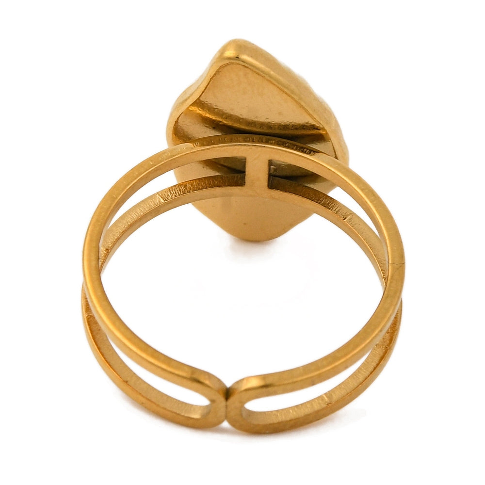 Bague Oeil de tigre forme oeil de cheval