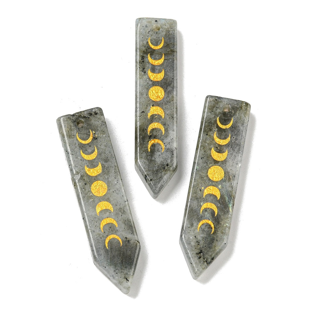 Pendentif - Moon- Labradorite