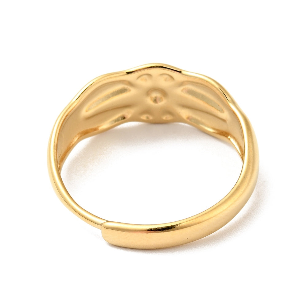 Esmeralda bague acier inoxydable