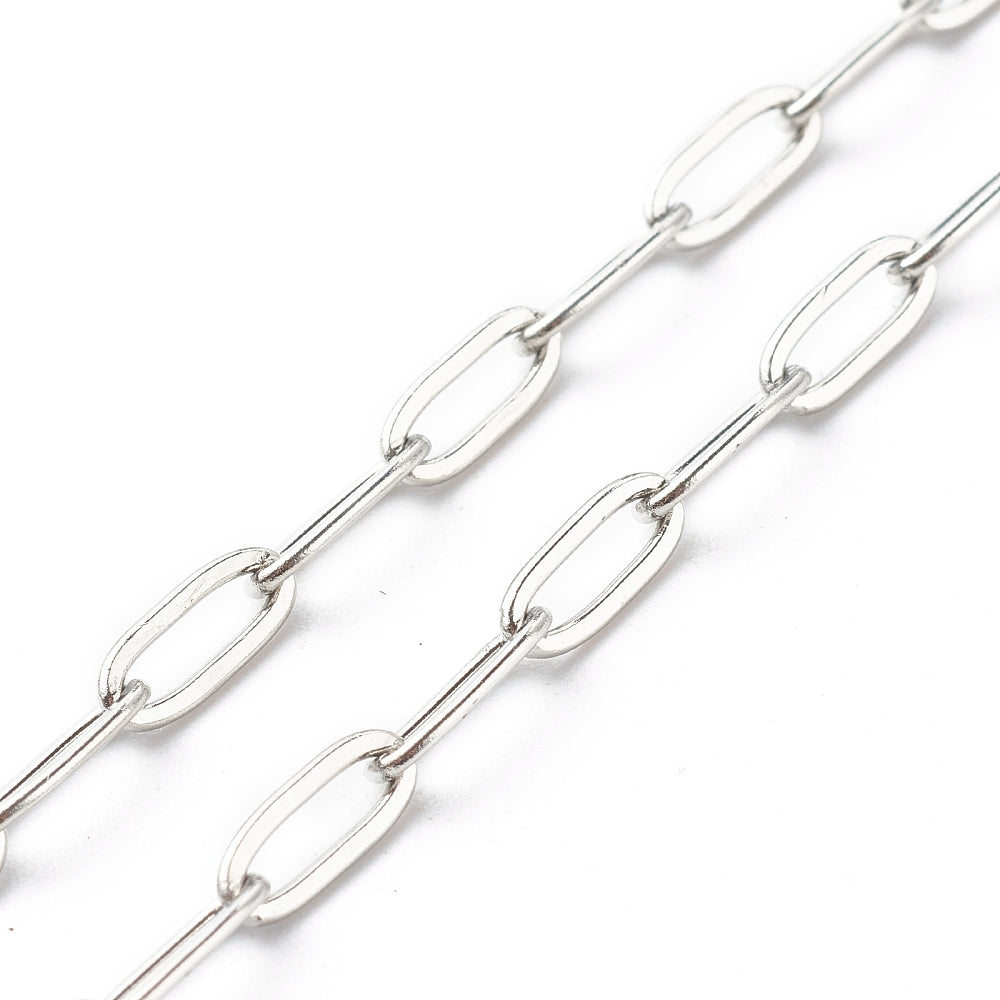 Collier acier inoxydable maille thrombone