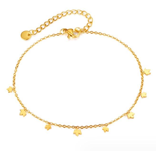 Neela bracelet de cheville en acier inoxydable