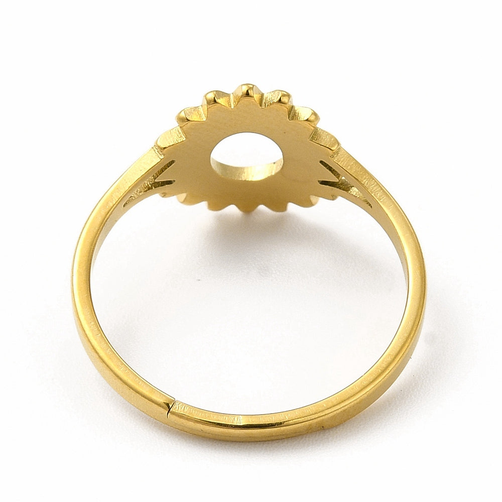 Corolle bague acier inoxydable