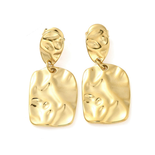 Clou 2 parties forme rectangulaire et martelé