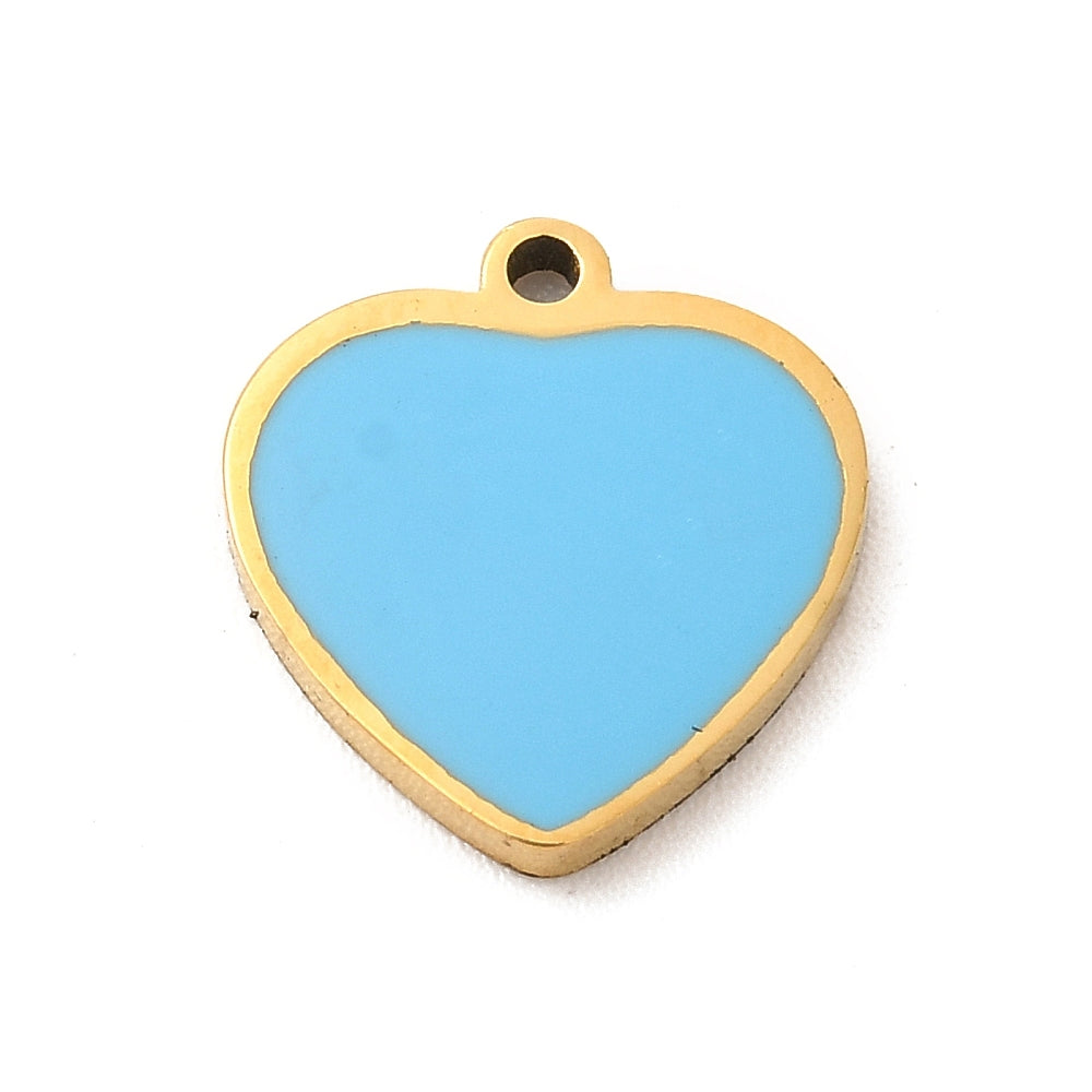 Charm émaillé - Coeur