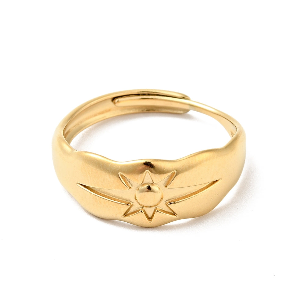 Esmeralda bague acier inoxydable