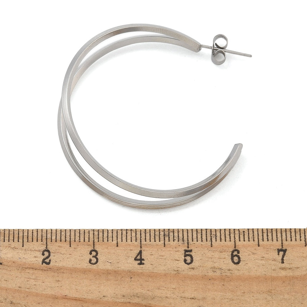 Créole clou 2 rangs 41mm
