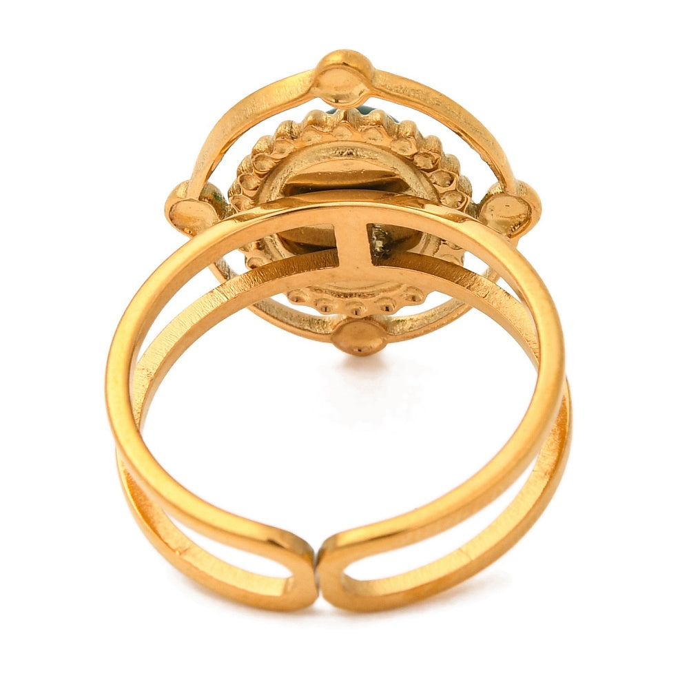 Bague Oeil de tigre anneau céleste