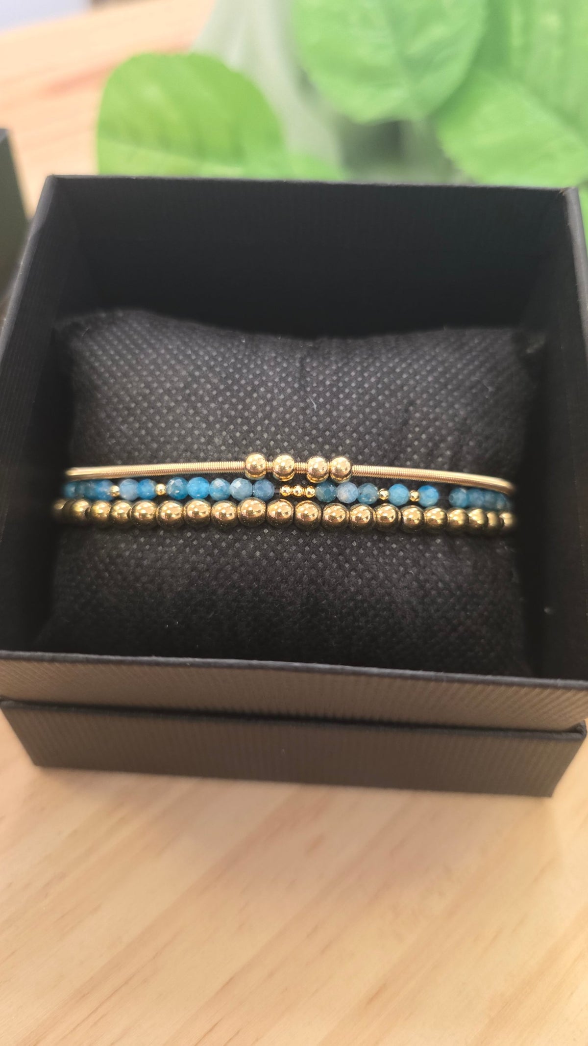 Trio de bracelets Ciel d'été – La Palette à Bijoux
