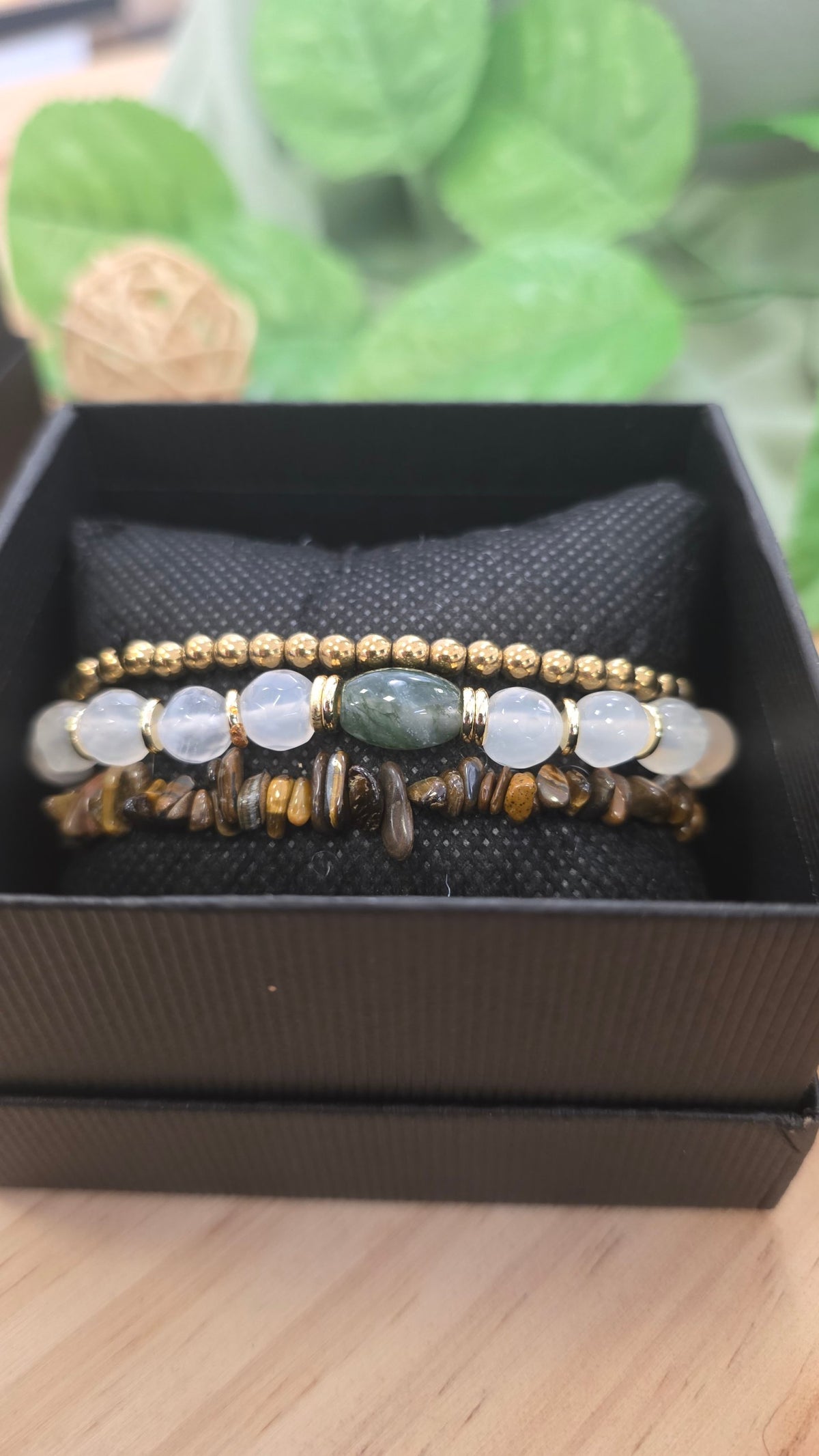Trio de bracelets Racines – La Palette à Bijoux