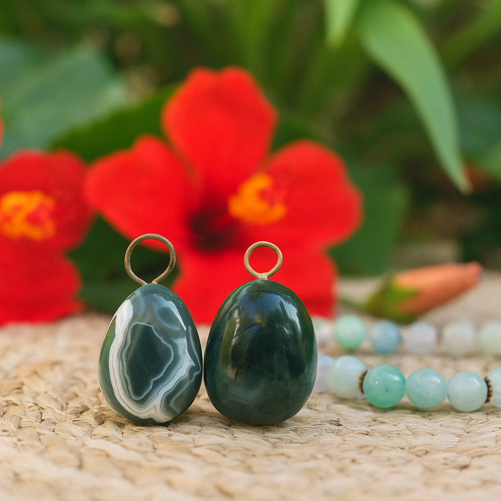 Pendentif Agate Mousse – Renouveau, vitalité et connexion à la Terre