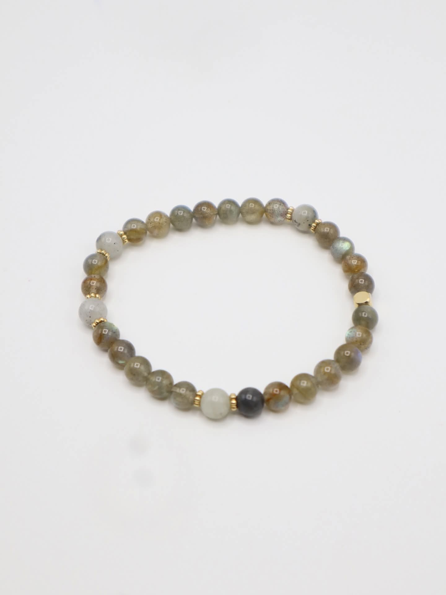 Bracelet labradorite -Elsy - Bouclier