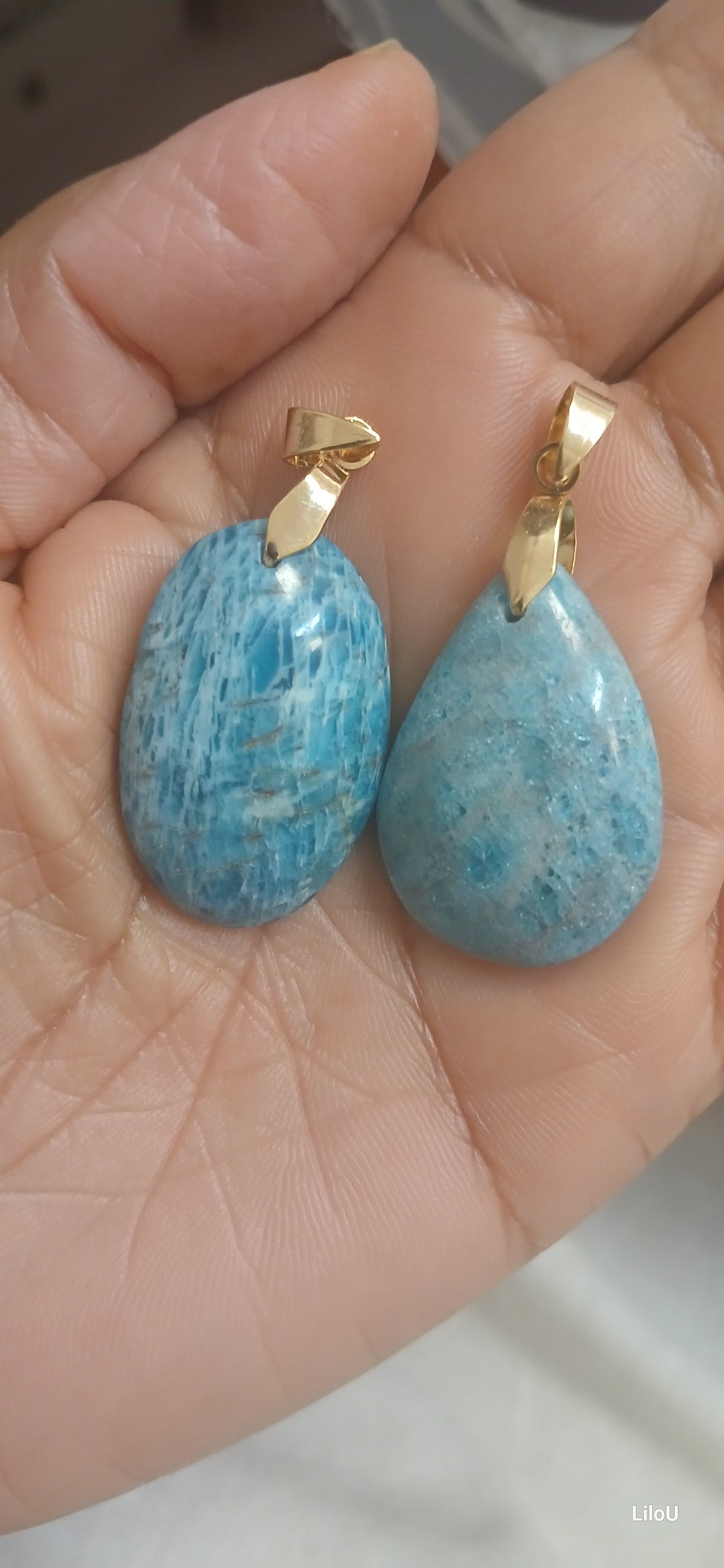 Apatite Bleue pend