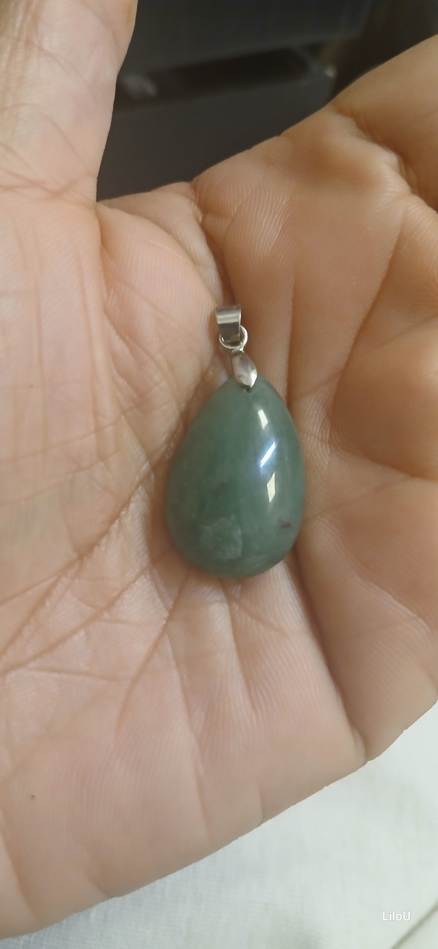 Pendentif aventurine goutte