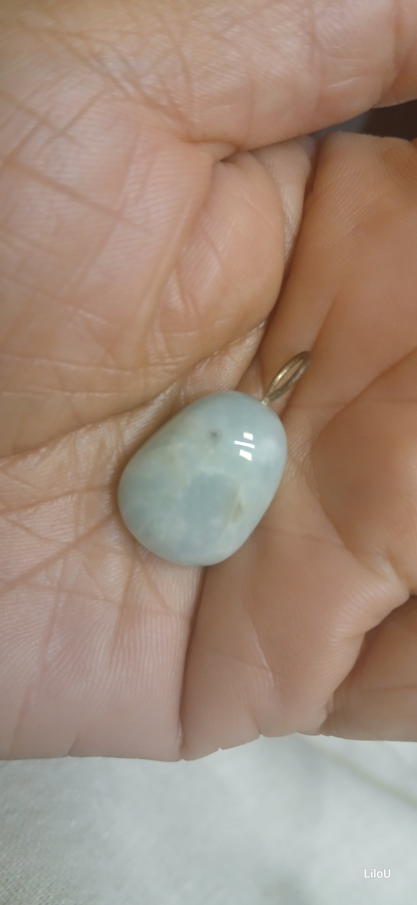 Amazonite Pend pierre roulee
