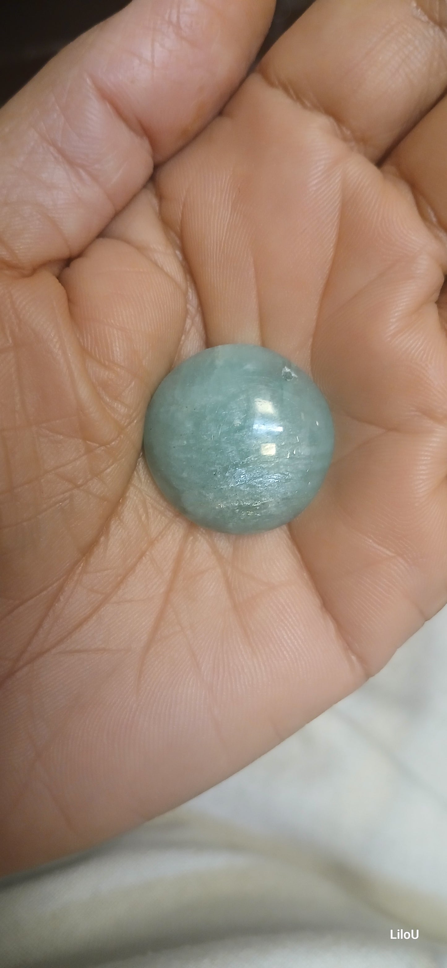 Amazonite Pend pierre rond