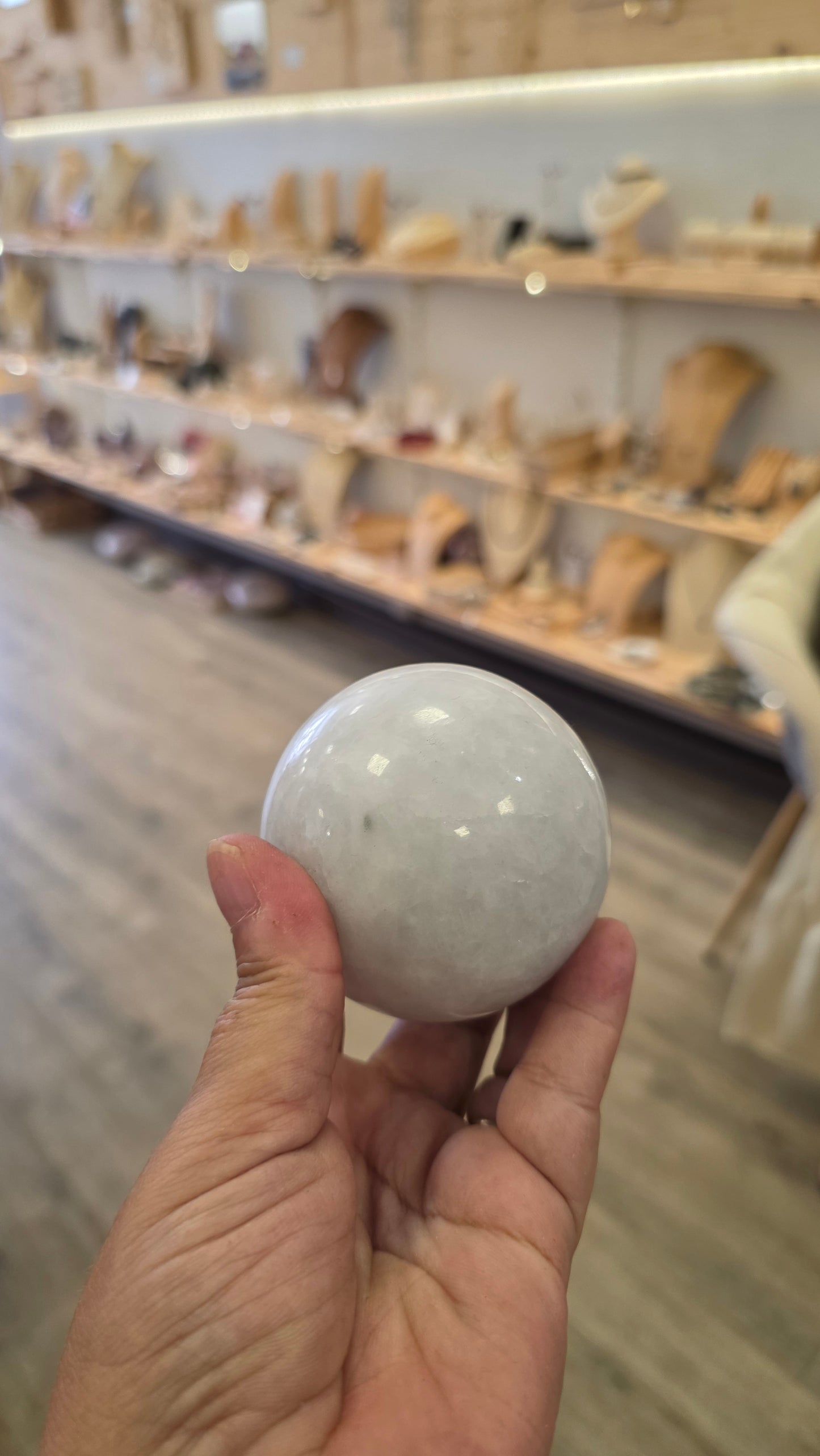 Calcite bleu sphère