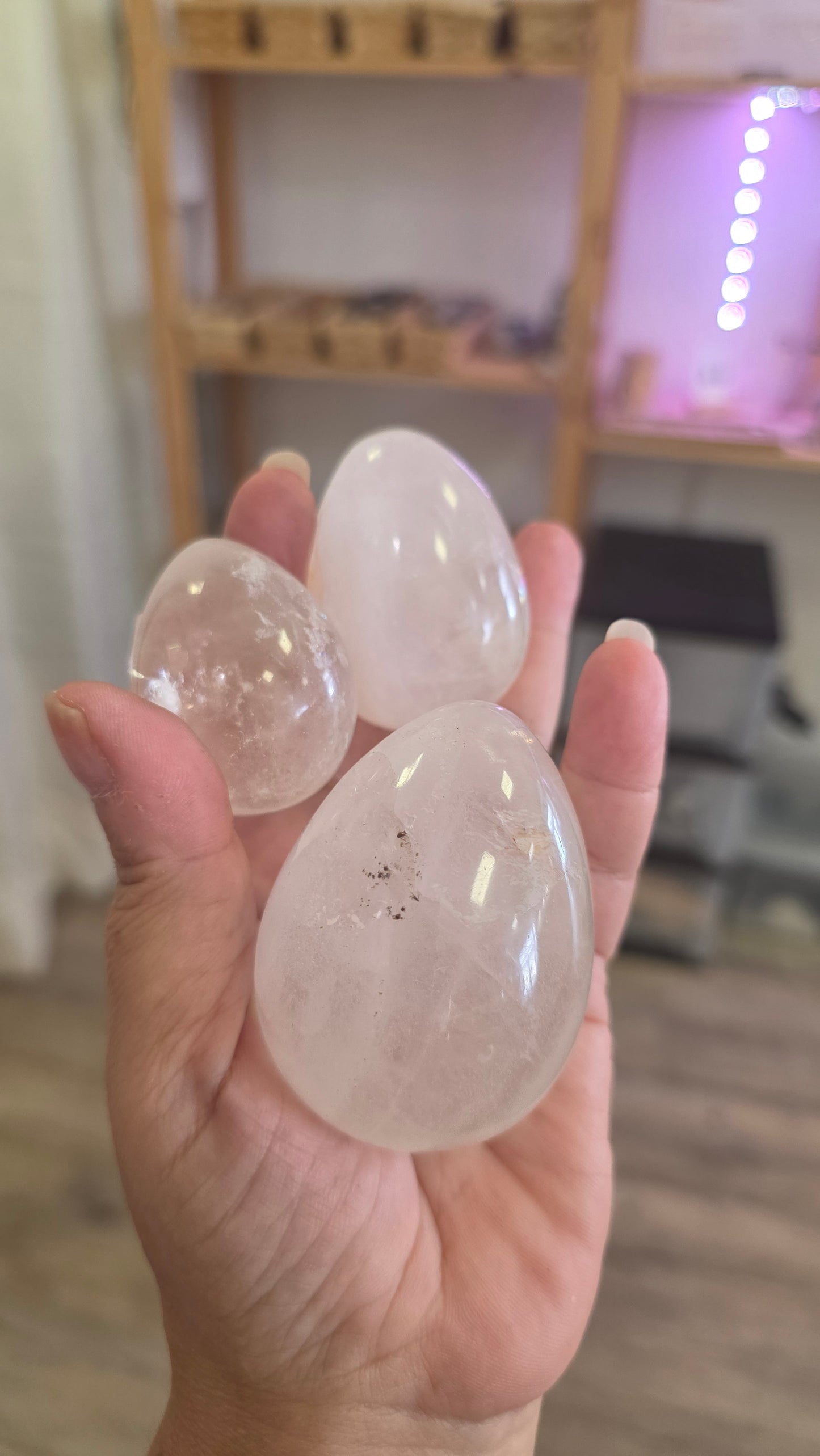 Cristal de roche œuf
