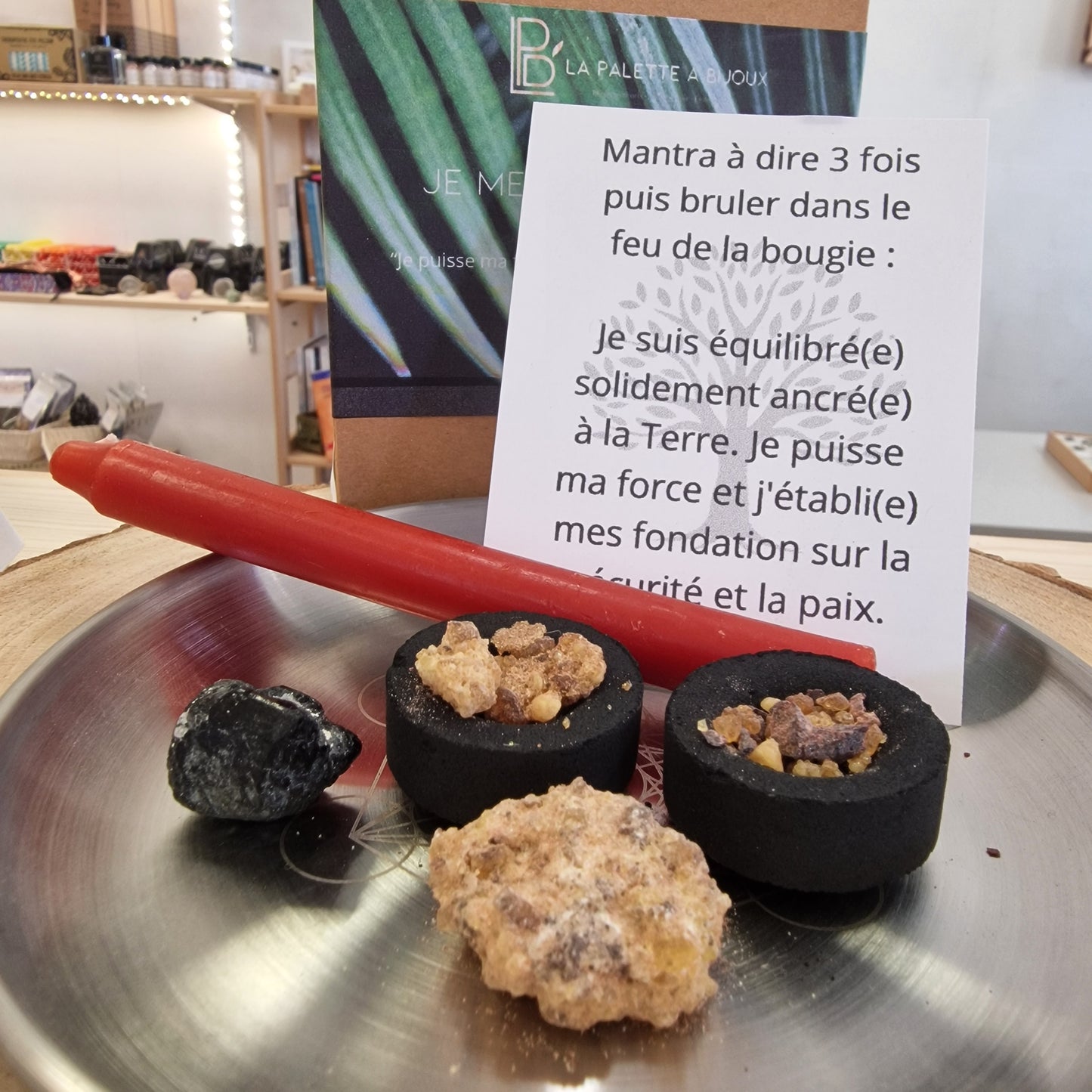 Pack résine rituel d'ancrage