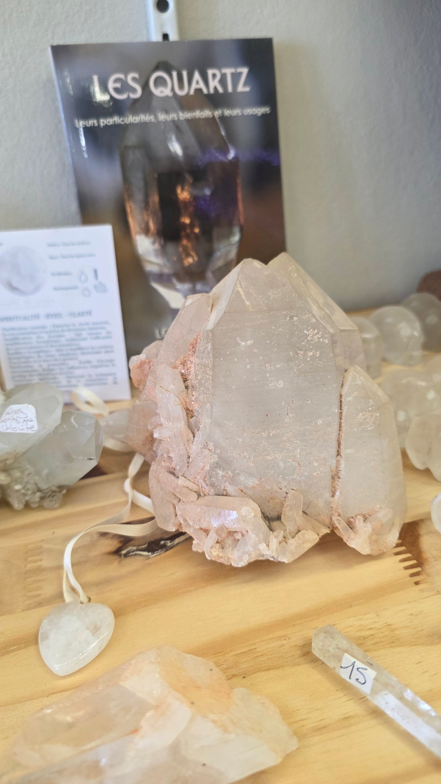 Cristal de roche grosse pointe