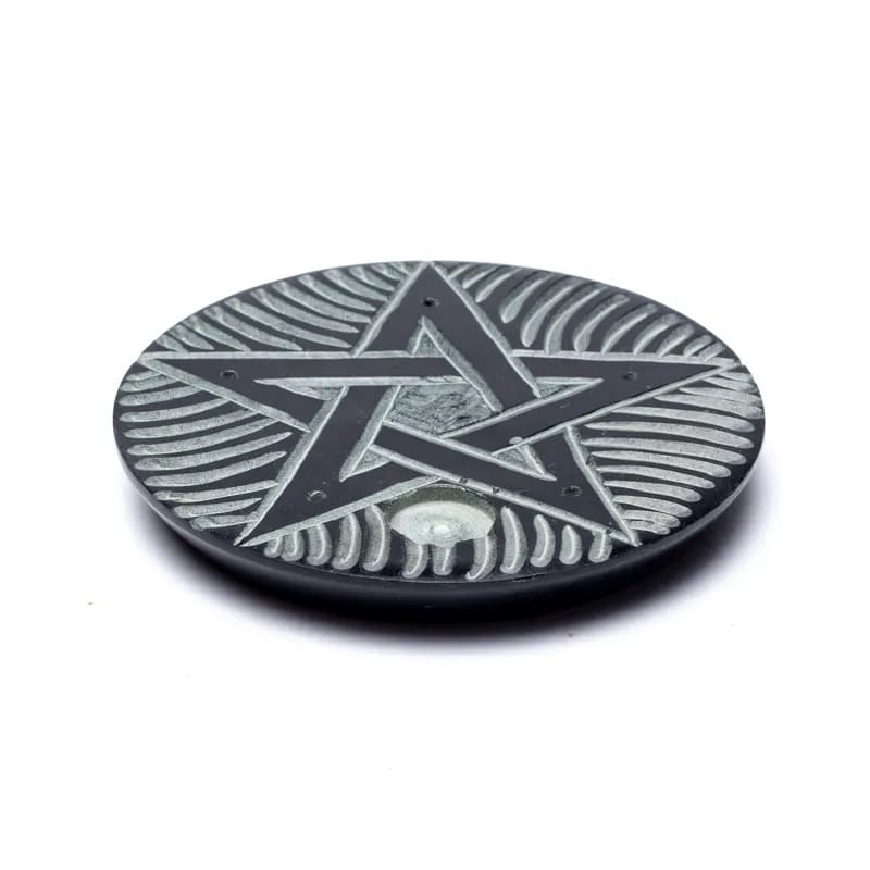 Brule encens Pentacle batons/cones pierre savon -- 10
