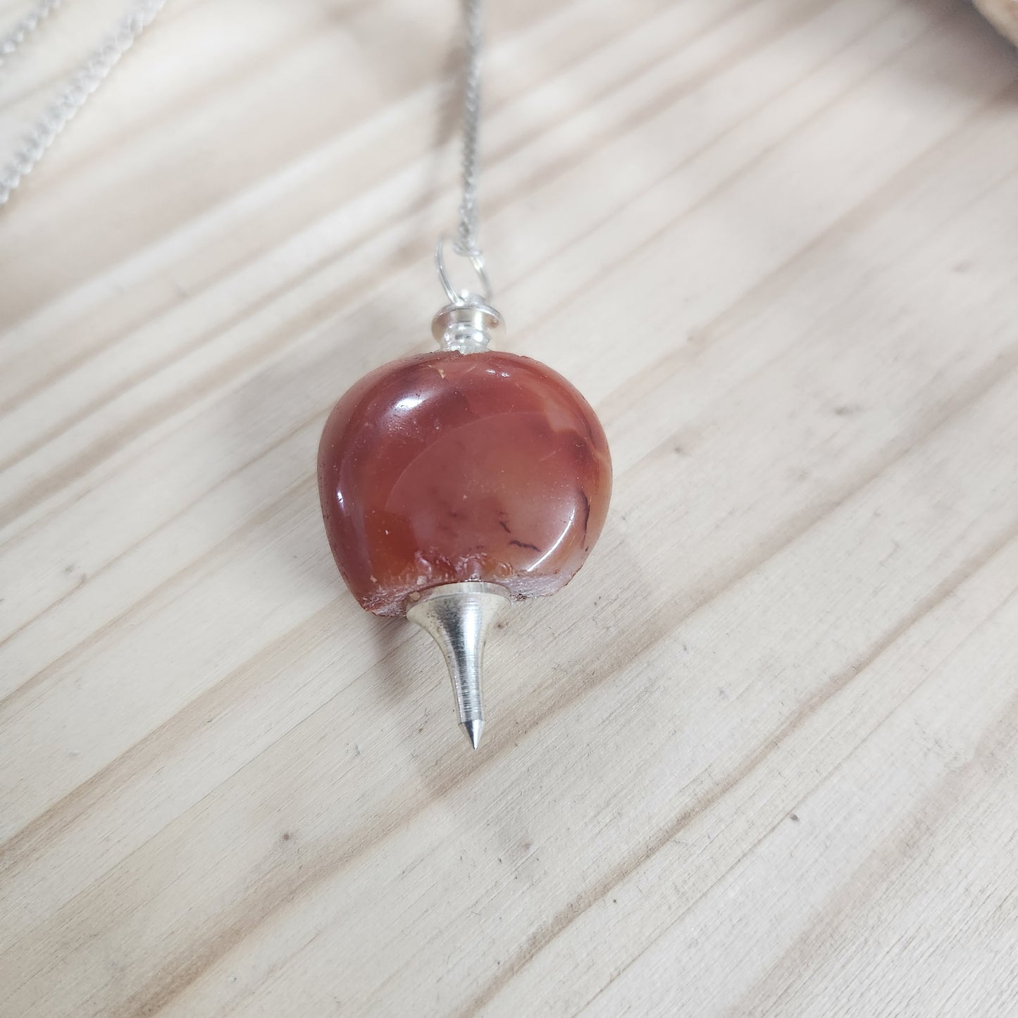 Pendule pierre forme mixte