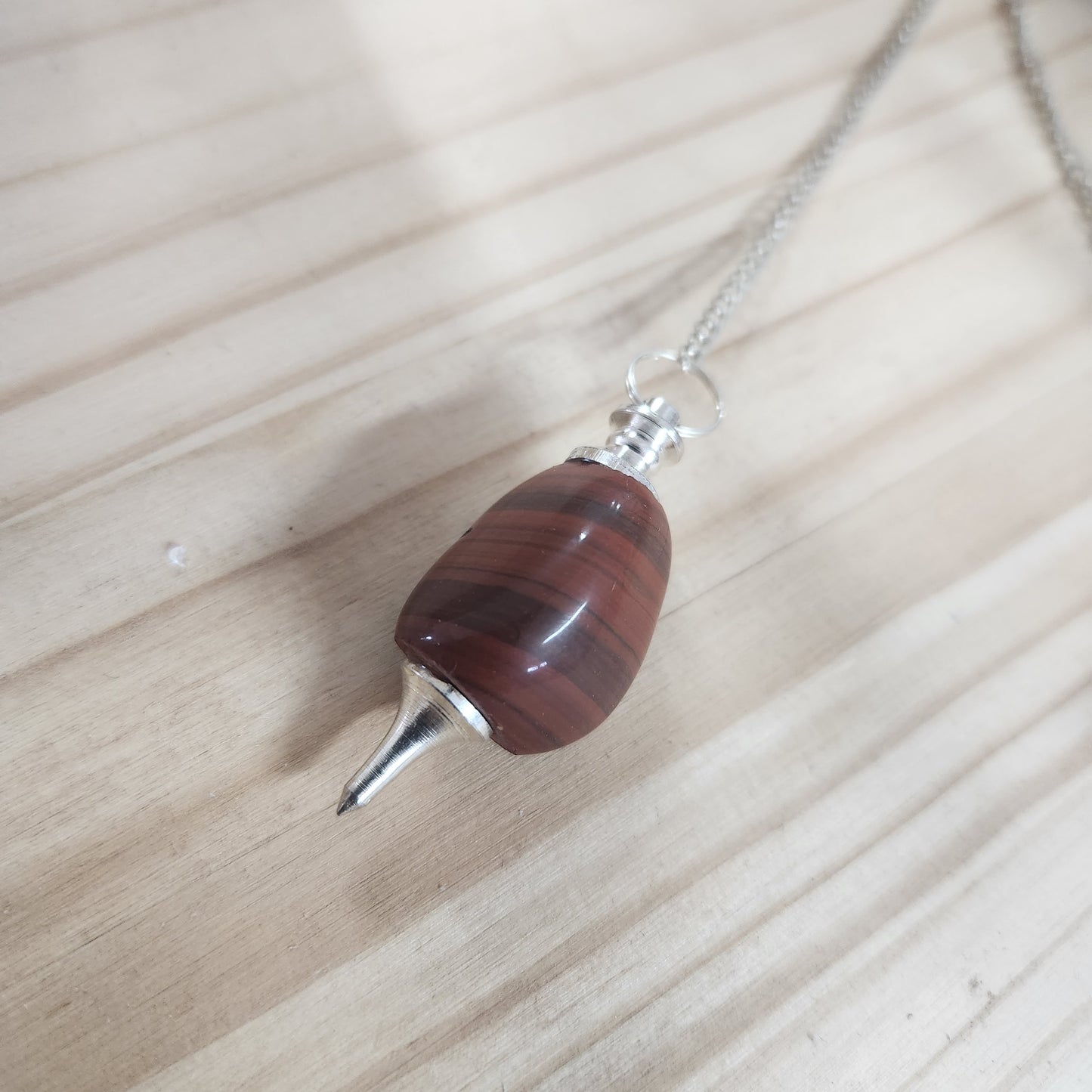 Pendule pierre forme mixte