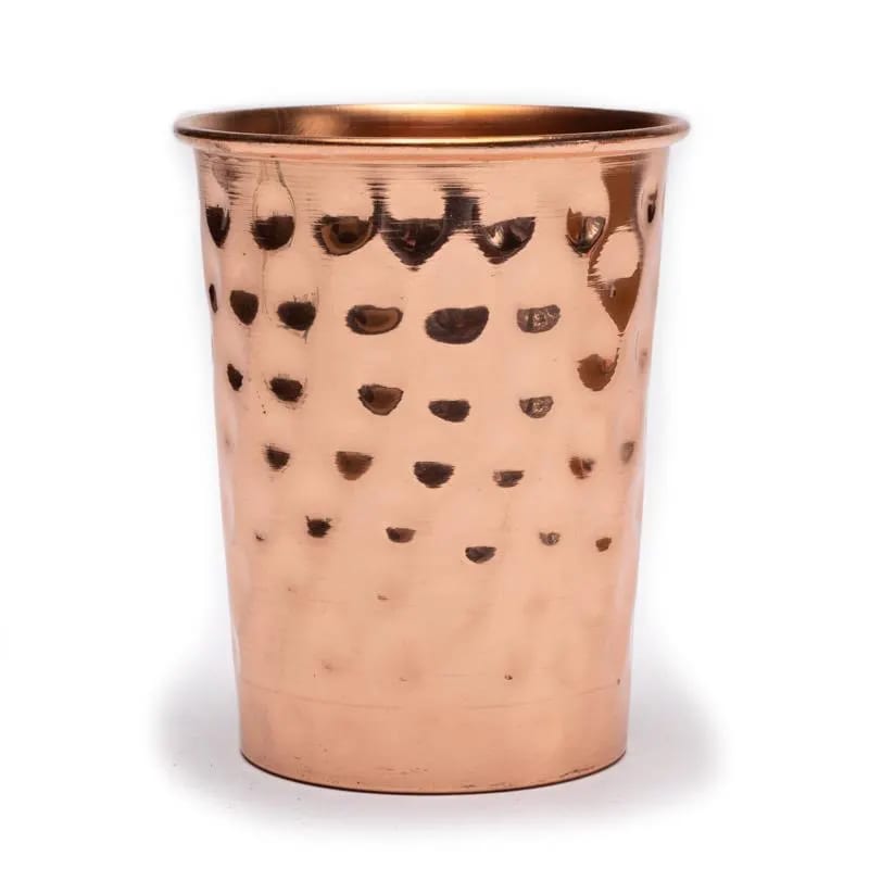 Gobelets en cuivre motif martelé 250ML