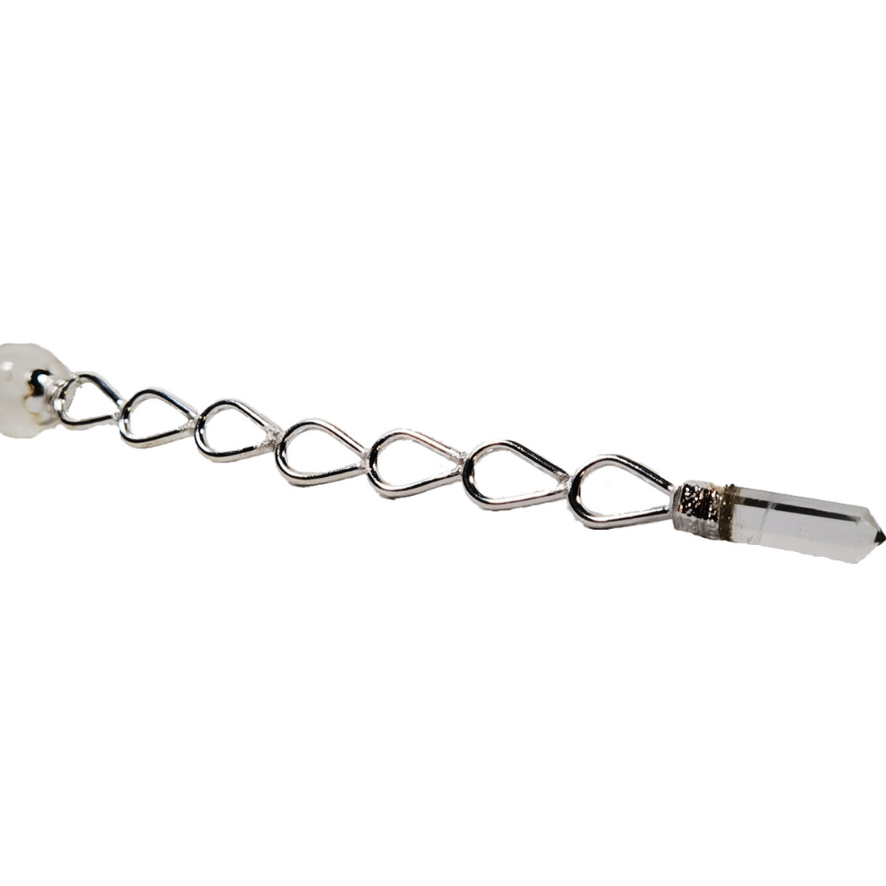 Baguette Soin Fer et Cristal de Roche - Bijoux Zen Réunion