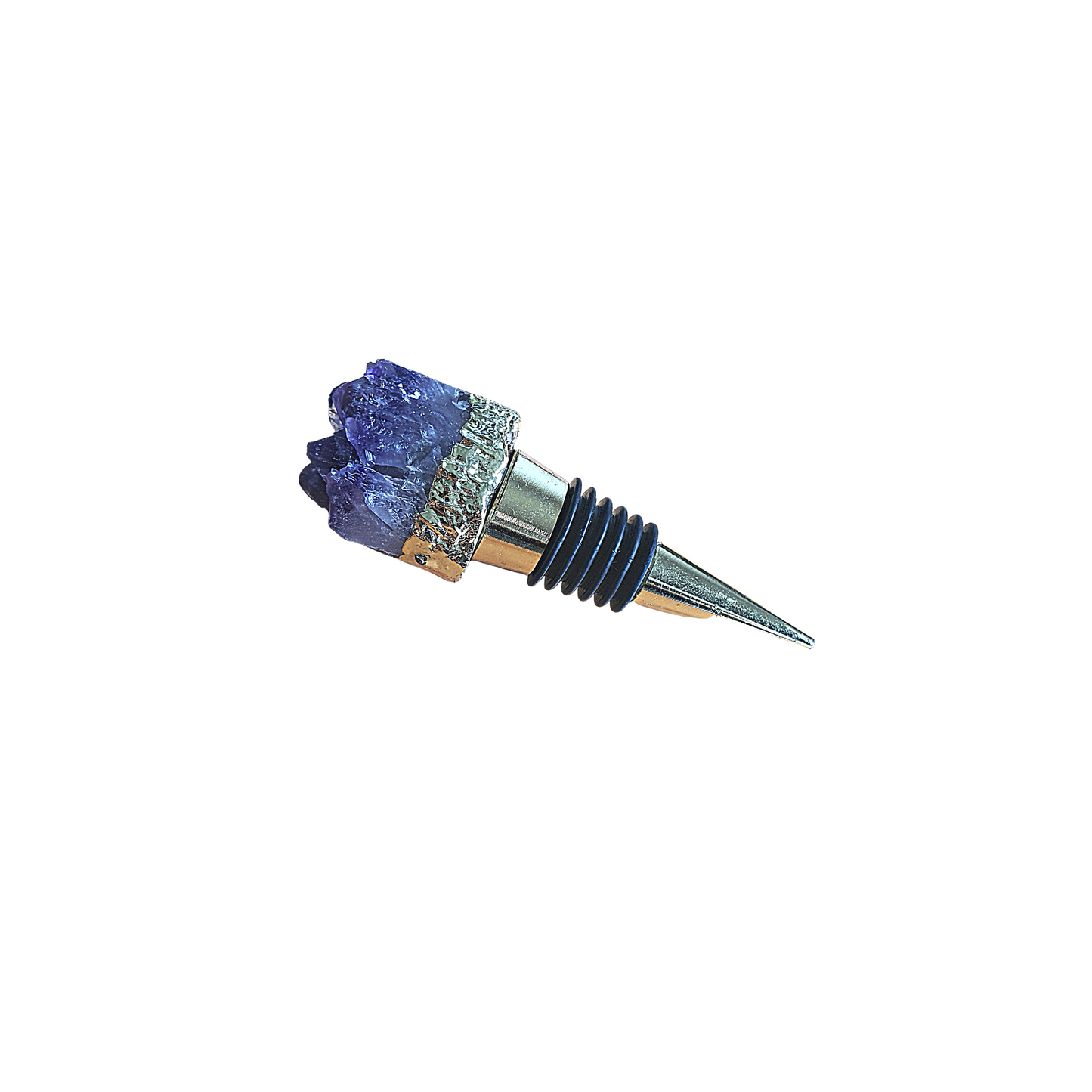 Bouchon de bouteille en amethyste