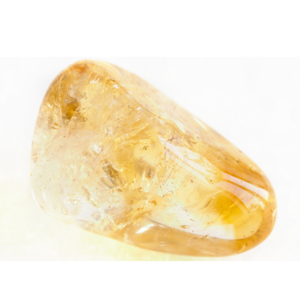 Citrine pierre roulée Qualité A