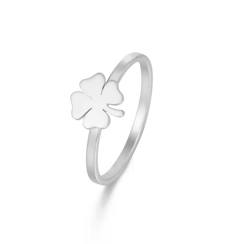 BAGUE CHANCE TREFLE A QUATRE FEUILLES