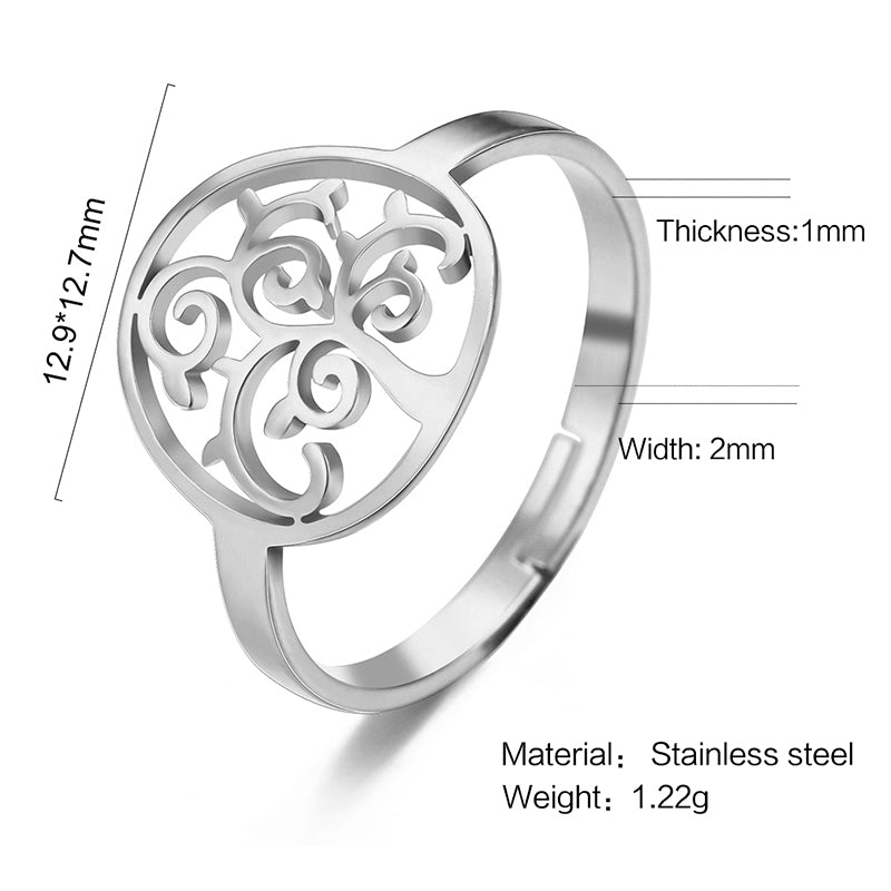 BAGUE ARBRE DE VIE MINIMALISTE
