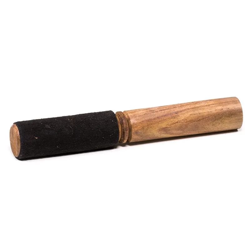Baton bois bol chantant - peau de chamois camel -- 90 g; 19