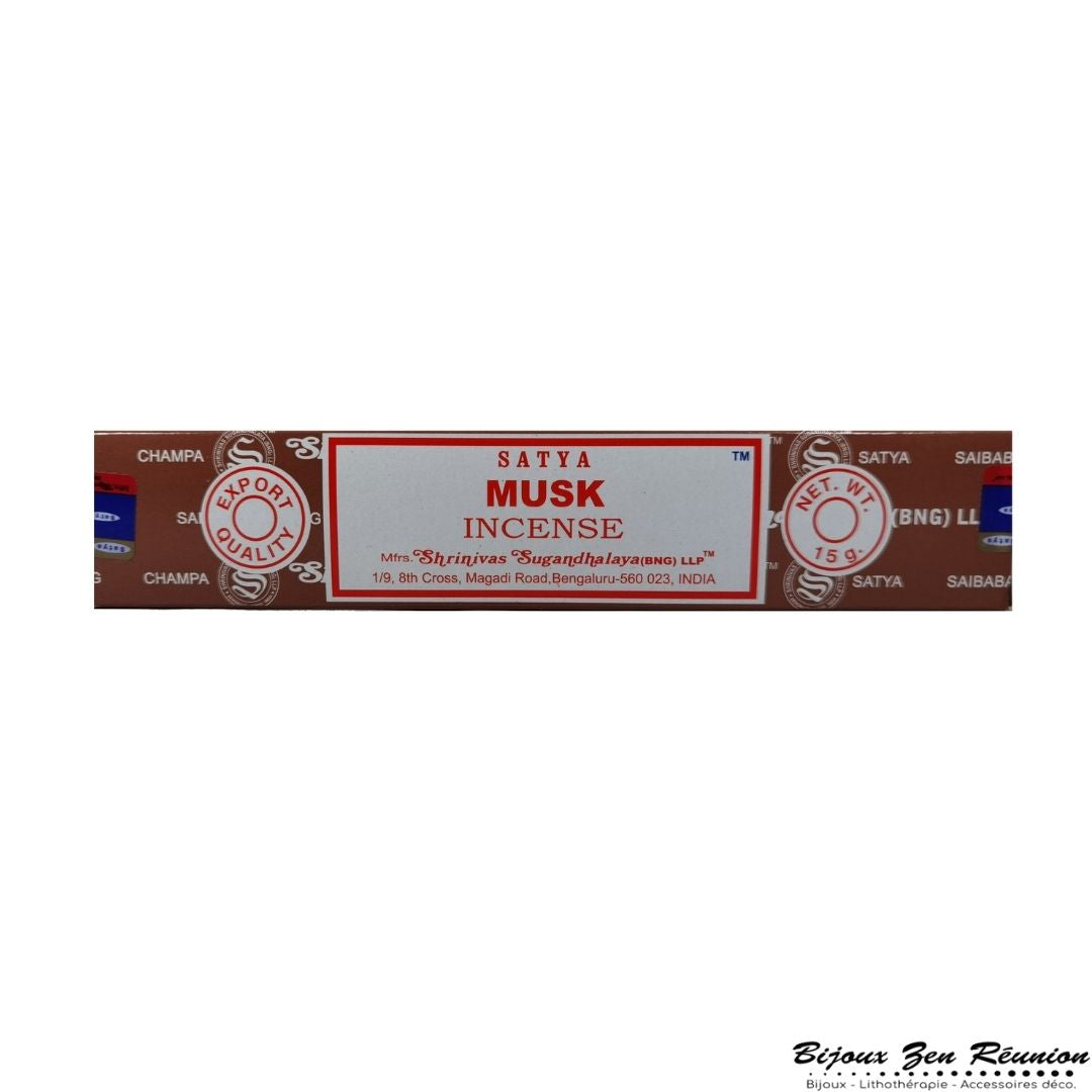 Encens Satya Musc - Bijoux Zen Réunion