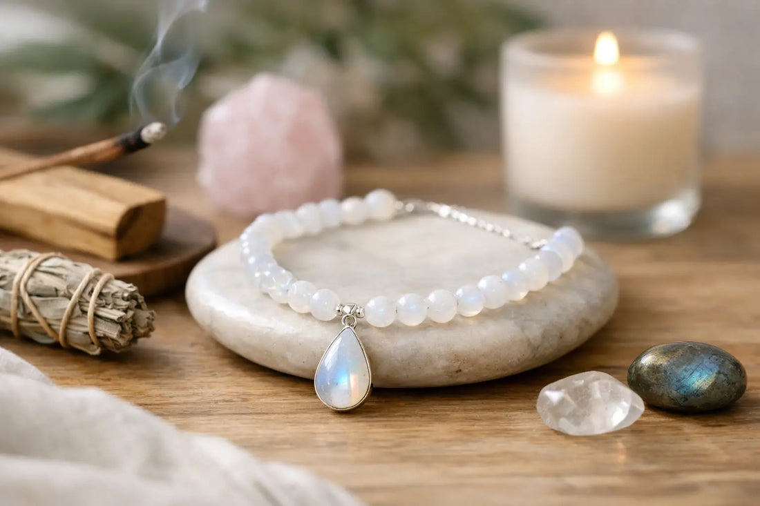 Bienfaits du collier en pierre de lune au quotidien