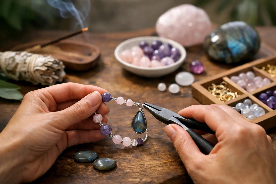 Création de bijoux personnalisés en pierres