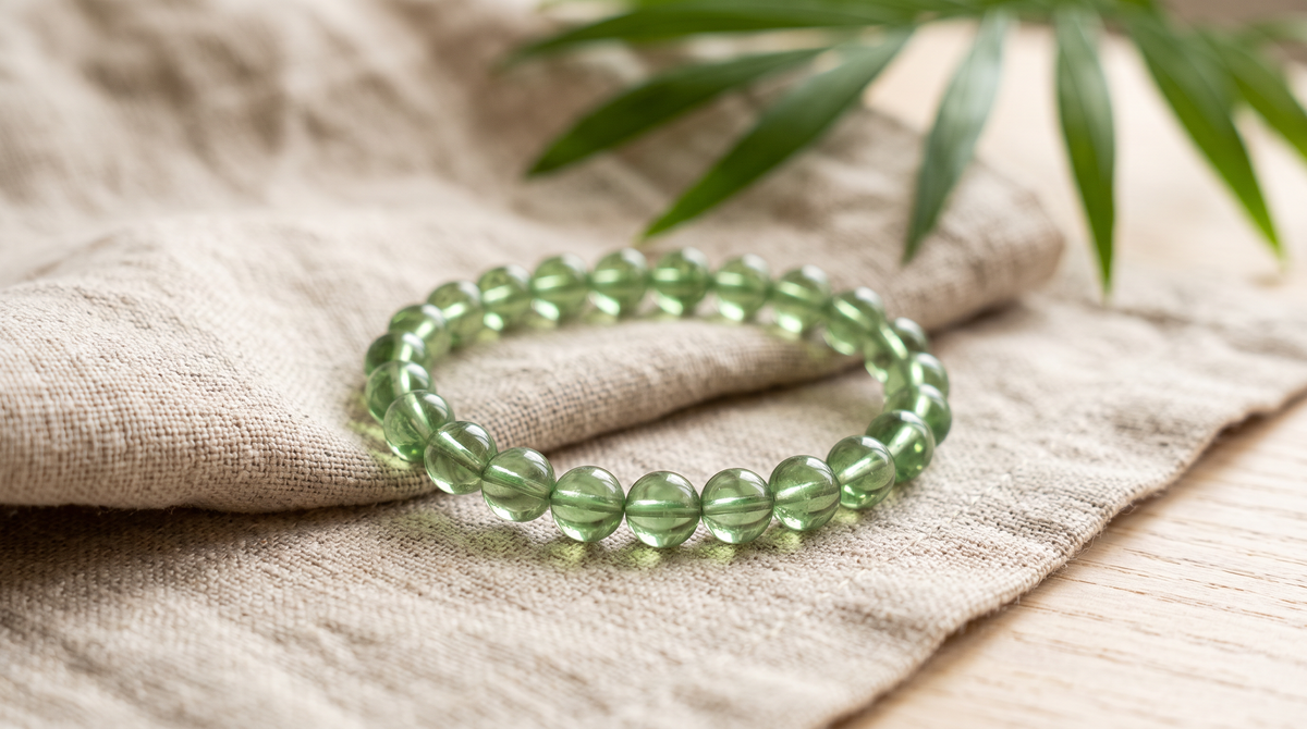 Bracelet en topaze verte 6 mm – La Palette à Bijoux