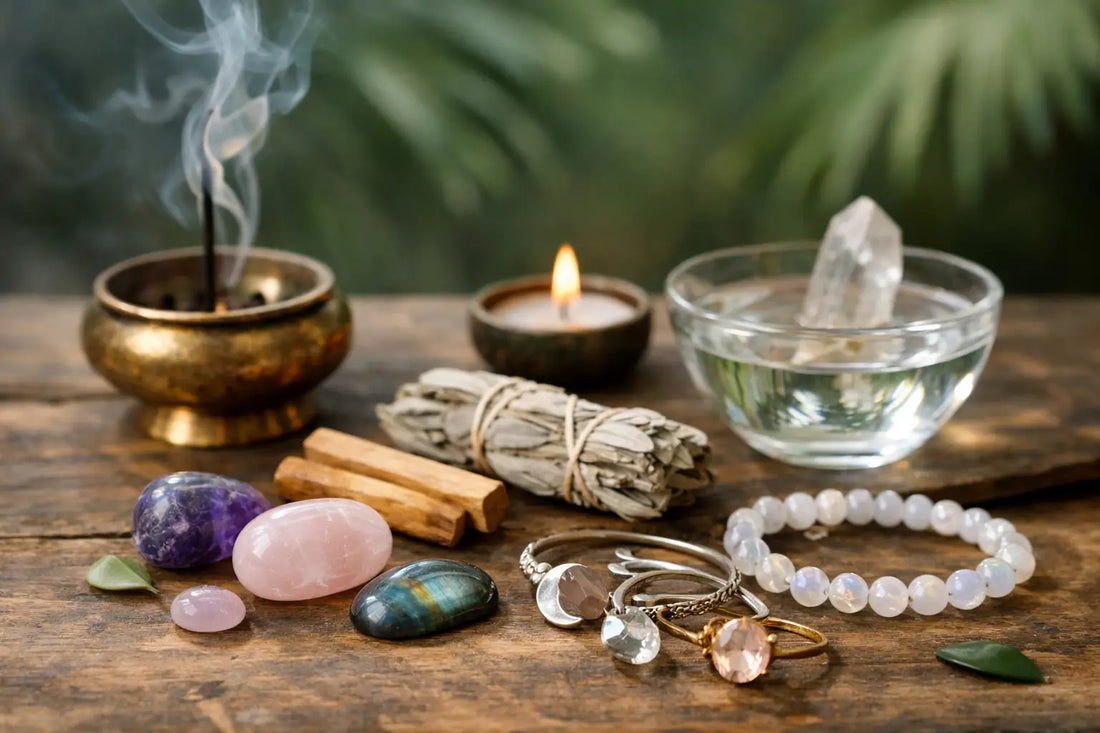 Les bons gestes de purification rituelle des bijoux