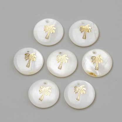 Charm nacre palmier