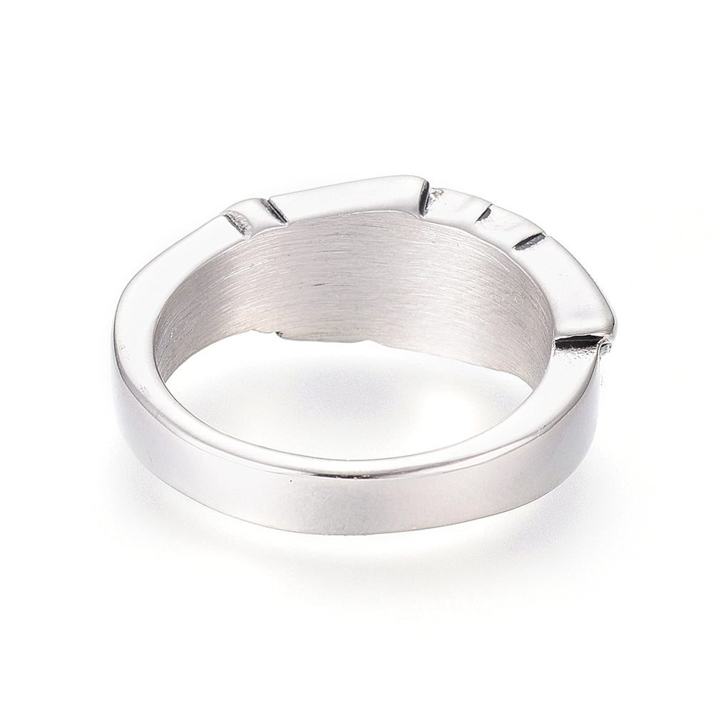 Bague antique croix et aile