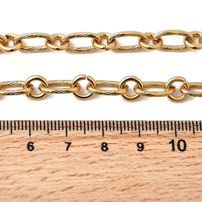 Collier acier inoxydable maille ovale